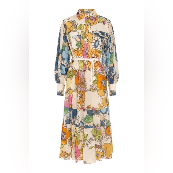 Alemais Farrah Tiered Shirt Dress - Picture 7 of 14